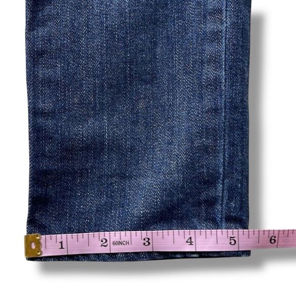 Gap 1969 Always Skinny Jeans Women’s Size 26 /2a Dark Wash Distressed Denim - Picture 13 of 13